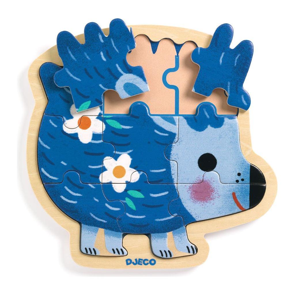 Djeco Puzzle 9 Piece Kipic Porcupine
