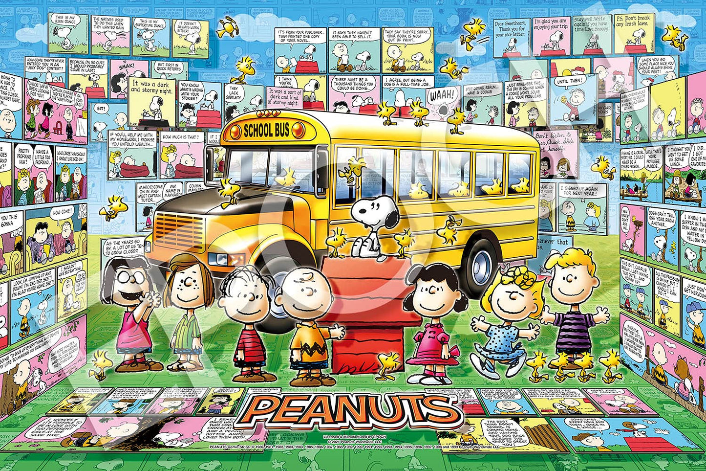 Epoch 1000pc Peanuts Comic History Jigsaw Puzzle (50x75cm)