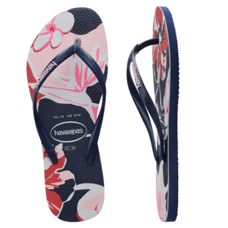 Havaianas Slim Print Floral Thong