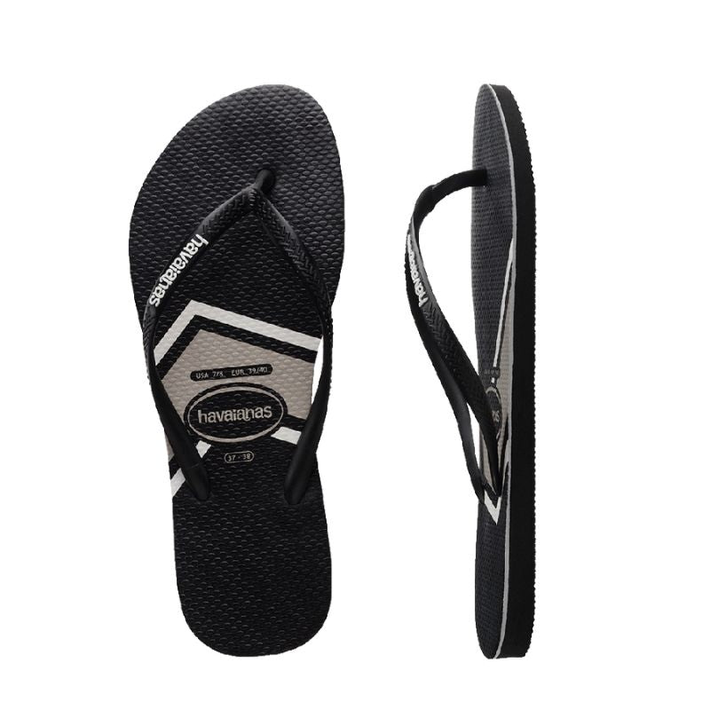 Havaianas Kids Slim Print Zig Zag Thong