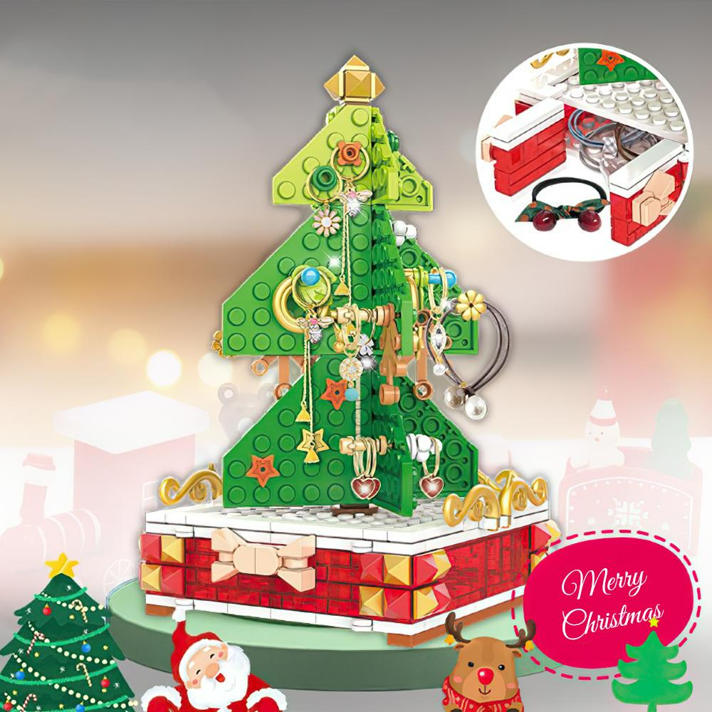 Building Block Christmas Style Small Grain Building Blocks