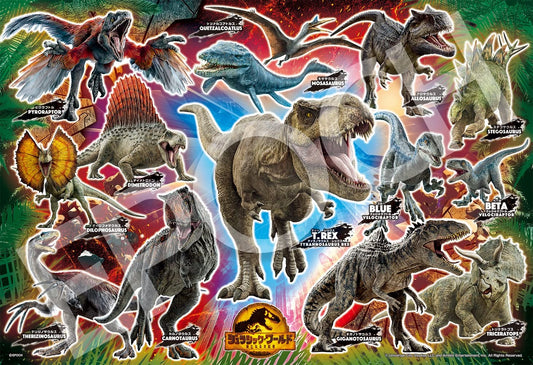 EPOCH 26-905 Jigsaw Puzzle Jurassic World Ultimate Dinosaurs 100 L-Pieces
