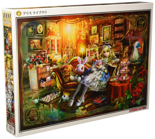 APPLEONE Jigsaw Puzzle 1000-827 Shu Alice In Wonderland Library 1000 Pieces