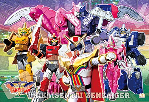 Ensky 108-L764 Jigsaw Puzzle Kikai Sentai Zenkaiger (108 L-Pieces) Large Piece Puzzle