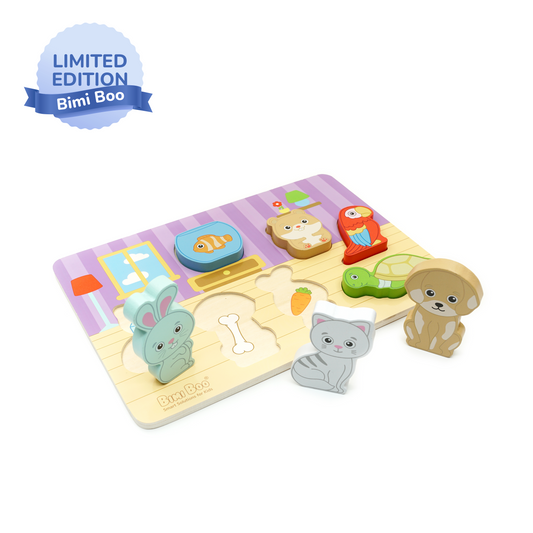 Bimi Boo Wooden Chunky Pets Puzzle