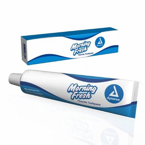 Dynarex, Toothpaste Morning Fresh Mint Flavor 2.75 oz. Tube, Count of 144