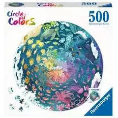 Puzzle: Circle of colors - Ocean 500pc