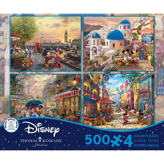 Puzzle: 4 in 1 Disney Collection 500pc (#3679-1)