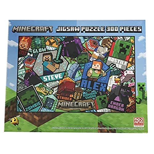 Ensky 300-1791 Minecraft Emblem Puzzle 300pc 26x38cm