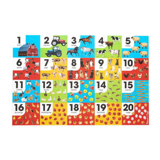 Floor Puzzle Farm Number
