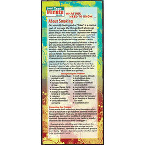 What You Need to Know... About Smoking Smart Teen Minute Card 50-Cards