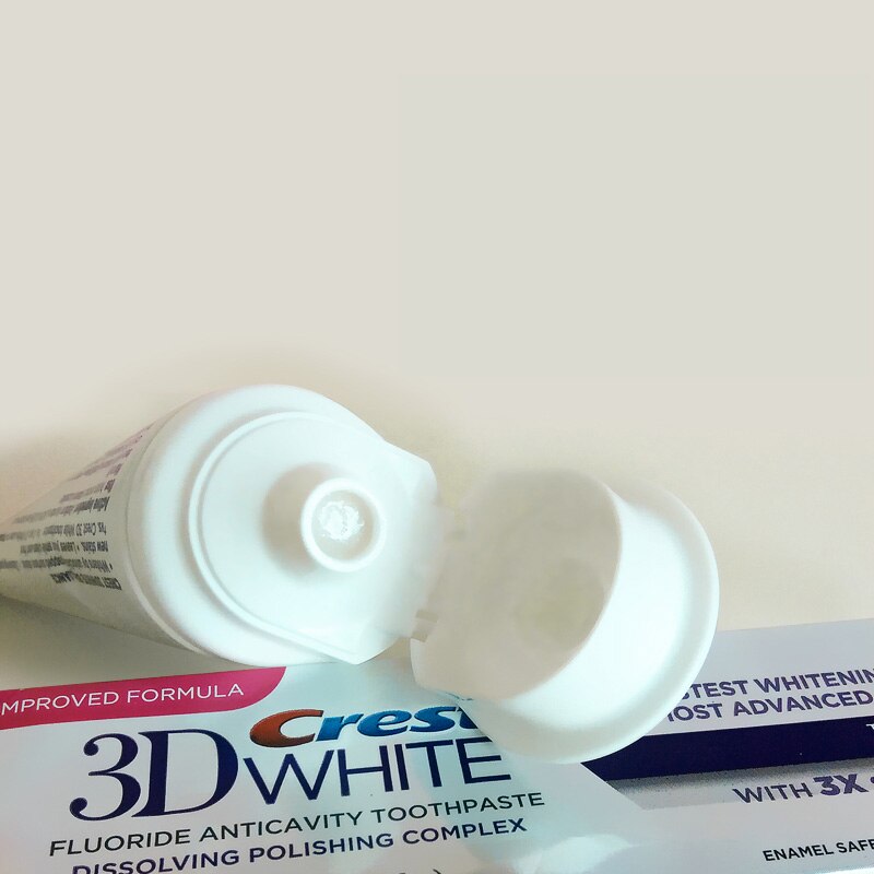 Crest 3D White Tooth Paste Brillance Teeth Whitening Improved Formula Dental Tooth Care Oral Hygiene Squeeze Gel Toothpaste 116g