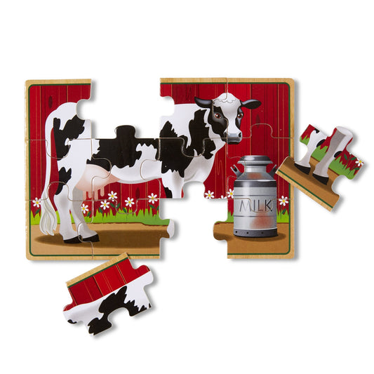 Farm Animals Puzzles in a Box