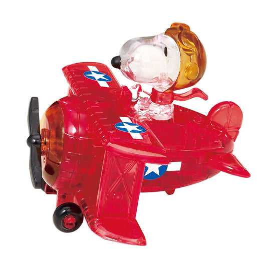 Beverly Crystal 3D Puzzle 50182 Peanuts Snoopy Flying Ace 3D Crystal Snoopy Puzzle