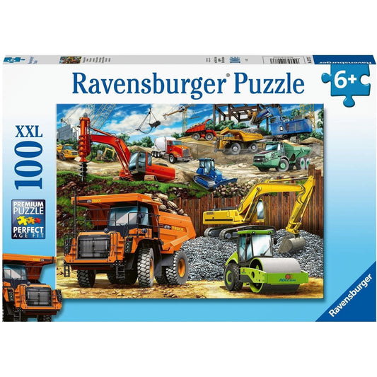 Ravensburger 100 Piece Puzzle Construction Vehicles