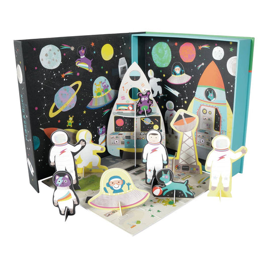 Floss & Rock Pop Out Play Scenes | Space