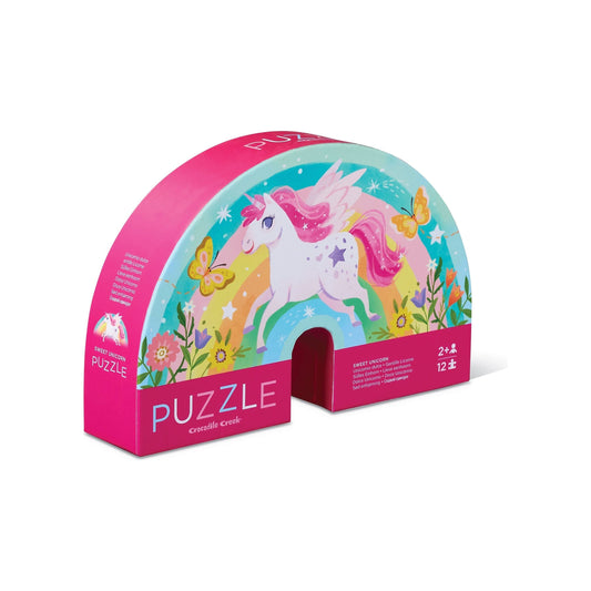 Crocodile Creek Puzzle Mini 12 Piece Sweet Unicorn