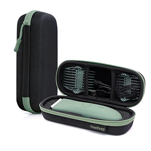 Case for Meridian Shaver, Yewltvep Hard Bags Compatible with MANSPOT Groin Hair Trimmer Without Recharge Dock, Storage Case for Meridian Trimmer with Shockproof Detachable Insert Foam