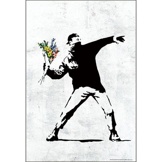 Beverly Banksy 'Flower Bomber' Jigsaw Puzzle (300 Pieces)