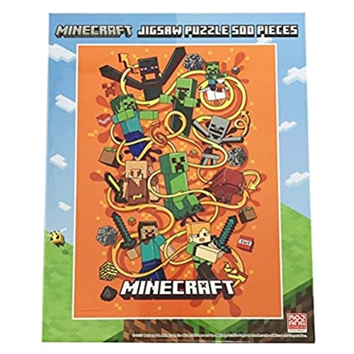 Ensky 500pc Minecraft Survival Mode Jigsaw Puzzle 500-394 38x53cm
