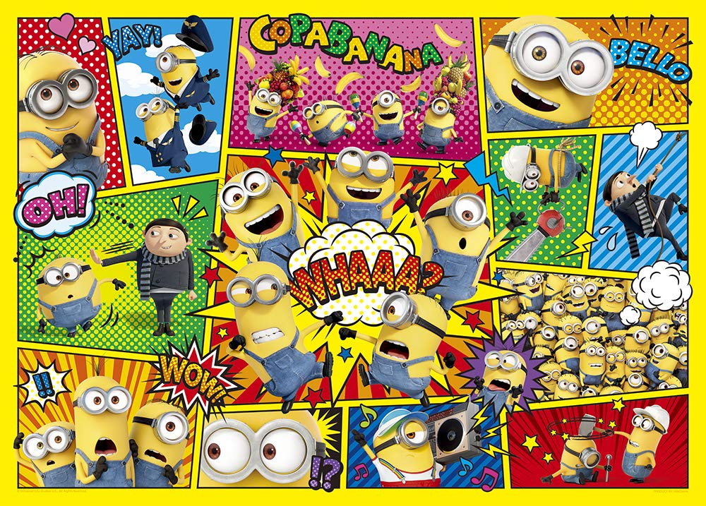 Yanoman 500 Piece Jigsaw Puzzle Minions Comic Art Ii Japan 38X53Cm