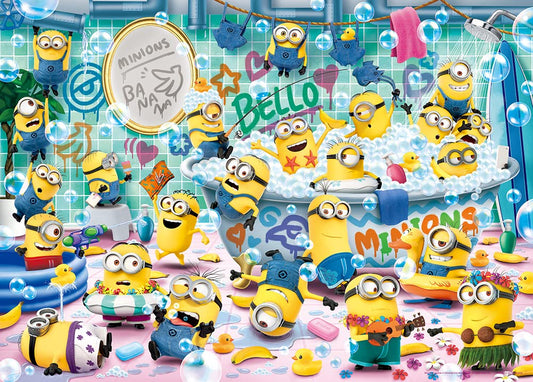 YANOMAN 05-1064 Jigsaw Puzzle Minions Fun Bath Time 500 Pieces