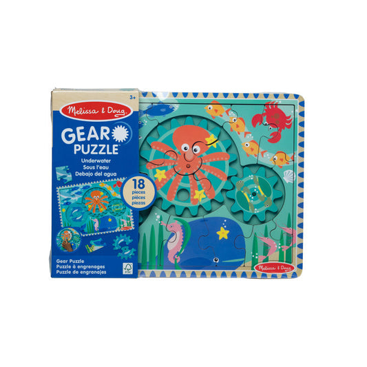 Melissa & Doug Gear Puzzle | Underwater