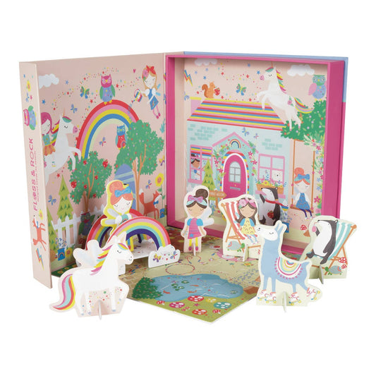 Floss & Rock Pop Out Play Scenes | Rainbow Fairy