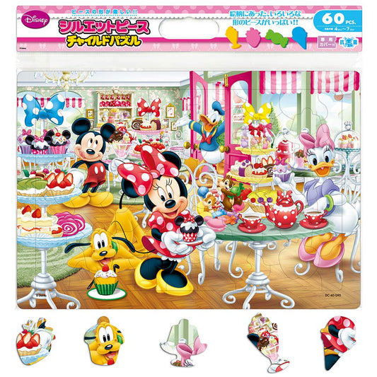 TENYO Jigsaw Puzzle Disney Mickey & Minnie Welcome To Sweets Shop 60 Pieces Child Puzzle
