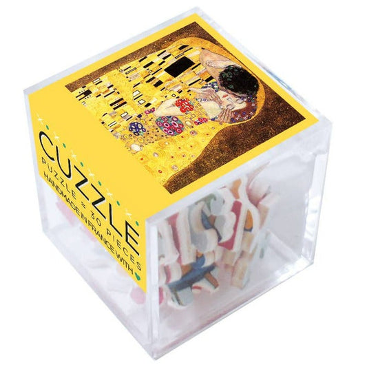 Michele Wilson Wooden Cuzzle Puzzle "The Kiss by Gustav Klimt"