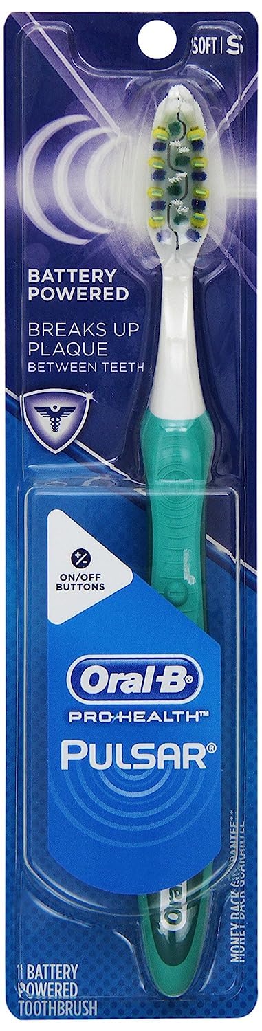 Oral-B Pro-Health Pulsar Battery Powered Toothbrush, Soft, Colors May Vary, 1 Count