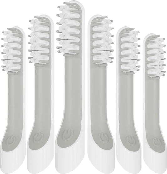 Replacemen Brush Heads for Quip Toothbrush Heads, 6 Pack Soft Bristles for Quip Replacement Heads - Electric Toothbrush Heads Refill for Quip Toothbrush Replacemen Heads, White