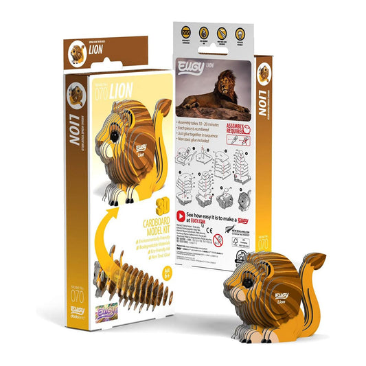 Eugy Lion 3D Puzzle Set