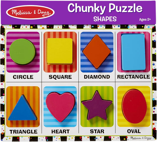 Melissa & Doug Chunky Puzzle | Shapes