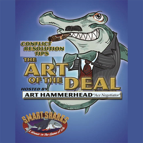 Smart Sharks Art of the Deal: CONFLICT RESOLUTION Tips Card Game