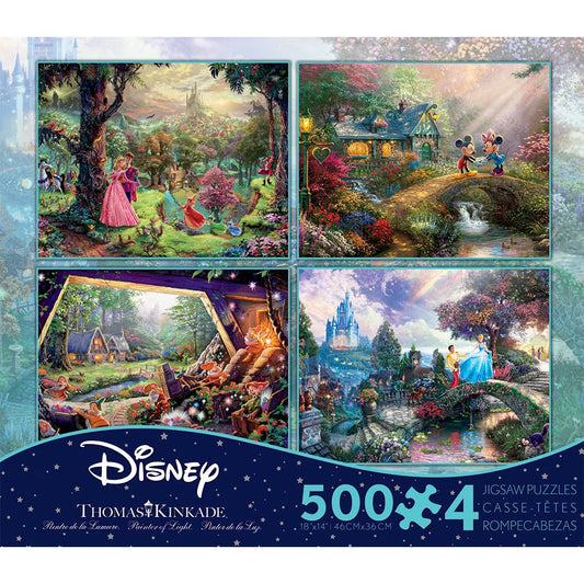 Puzzle: 4 in 1 Disney Collection 500pc (#3668-1)
