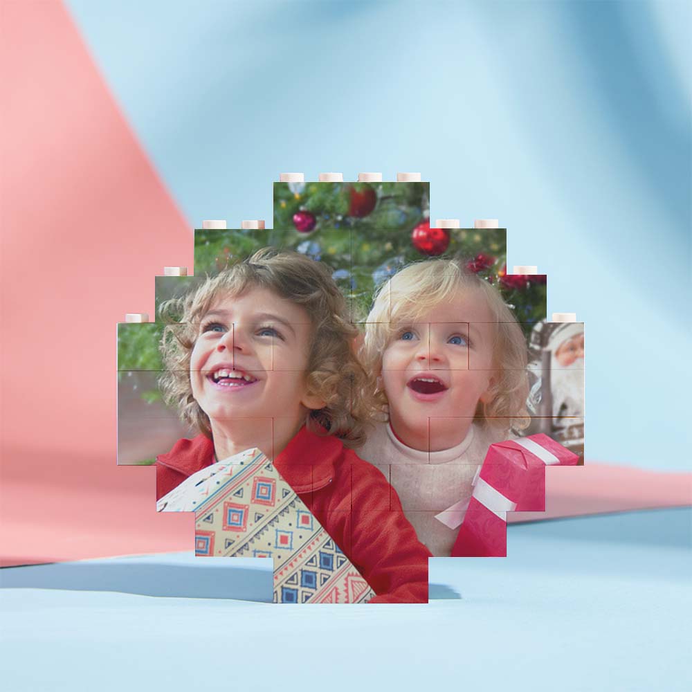 Custom Spotify Code Personalized Brick Round Building Photo Block Frame