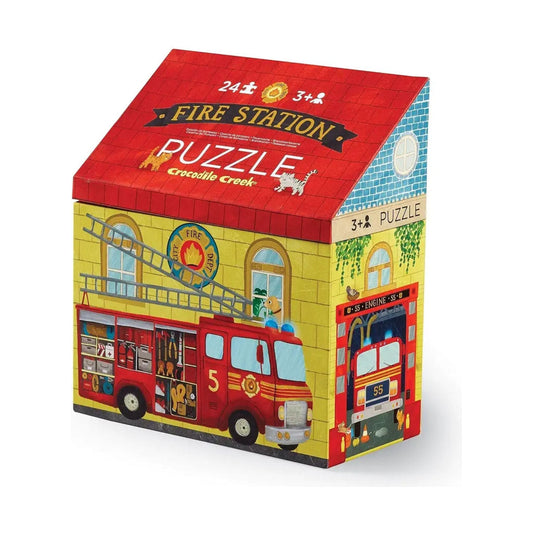 Crocodile Creek Puzzle 24 Piece Fire Station