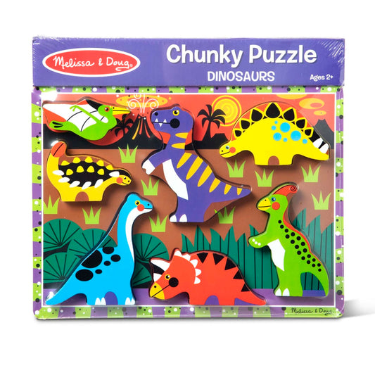 Melissa & Doug Chunky Puzzle | Dinosaurs