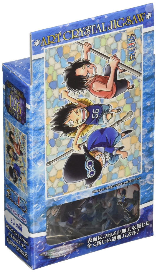 Ensky 126pc One Piece Frost Art Jigsaw Puzzle 126-AC03 (10x14.7cm)
