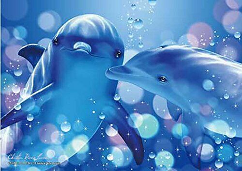 Epoch 216-piece Jigsaw Puzzle Lassen Kit Swing Dolphins Small Piece