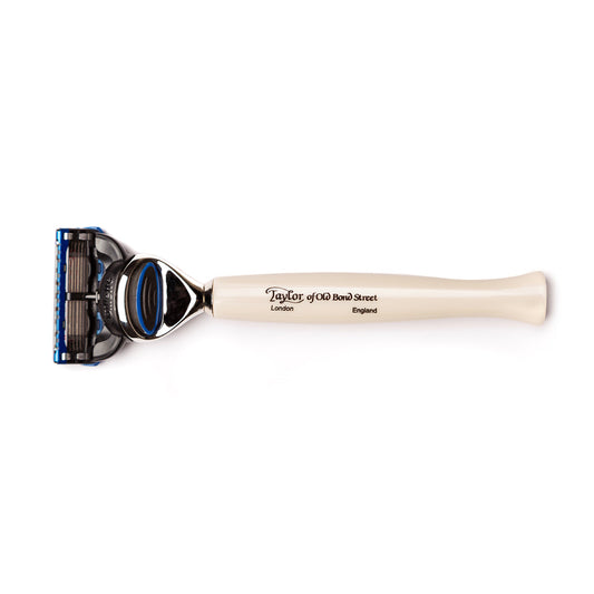 No. 74 Fusion Razor with Imitation Ivory Handle
