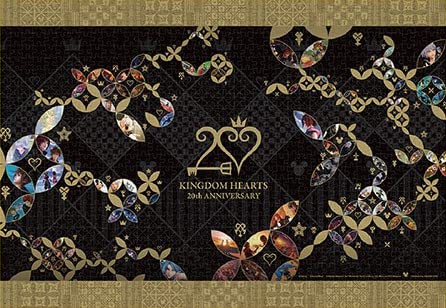 Jigsaw Puzzle Kingdom Hearts/20Th Anniversary Icon Pattern 1000 Piece (D-1000-099)