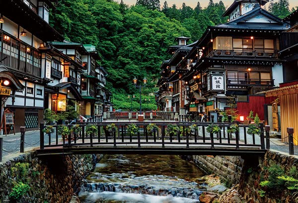 Beverly 1000 Piece Jigsaw Puzzle Ginzan Onsen Made In Japan 49X72Cm 1000-031