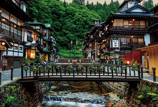 Beverly 1000 Piece Jigsaw Puzzle Ginzan Onsen Made In Japan 49X72Cm 1000-031