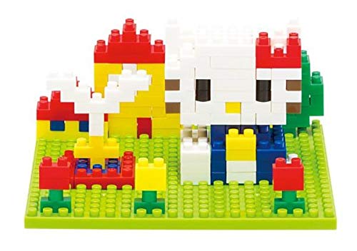 KAWADA Nbh-055 Nanoblock Block Art Hello Kitty