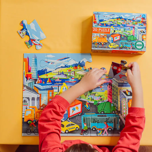 20 Piece Vehicles Puzzle