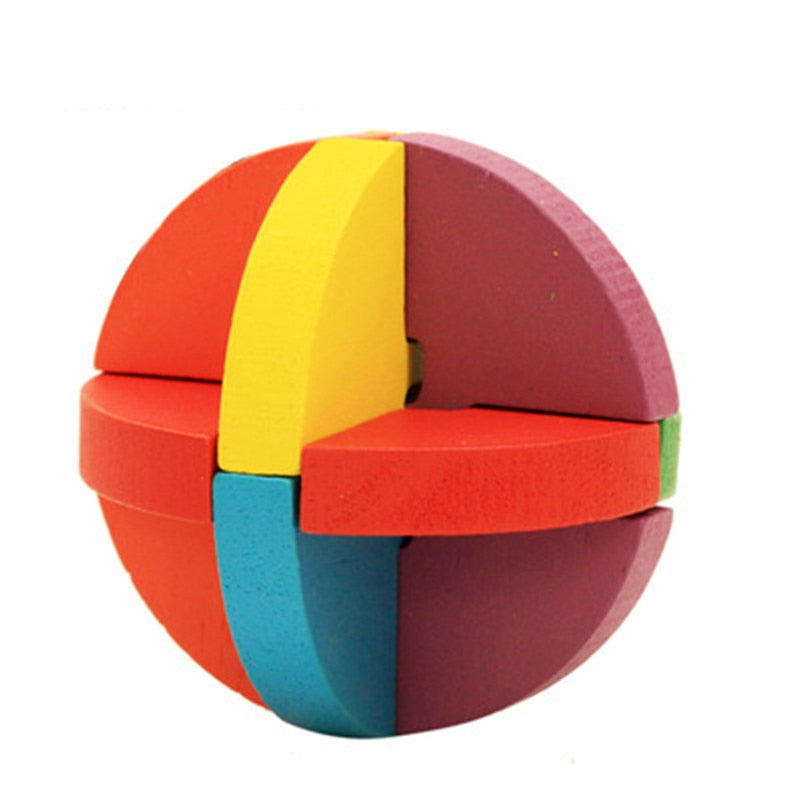 COLORFUL Wooden Block Puzzle