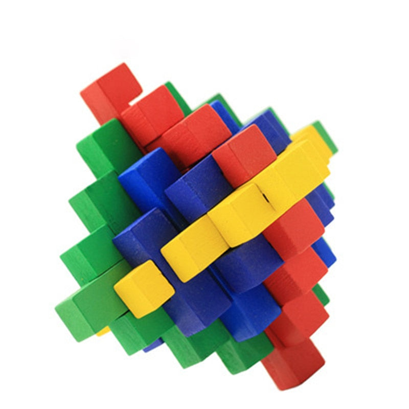 COLORFUL Wooden Block Puzzle