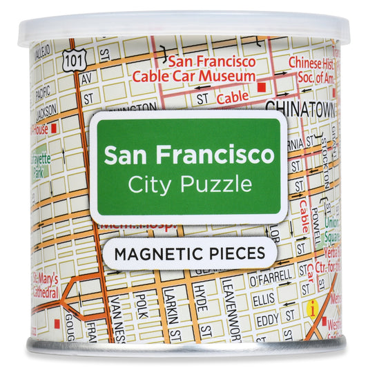 {Geo Toys} 100 Piece Magnetic Puzzle :: San Francisco